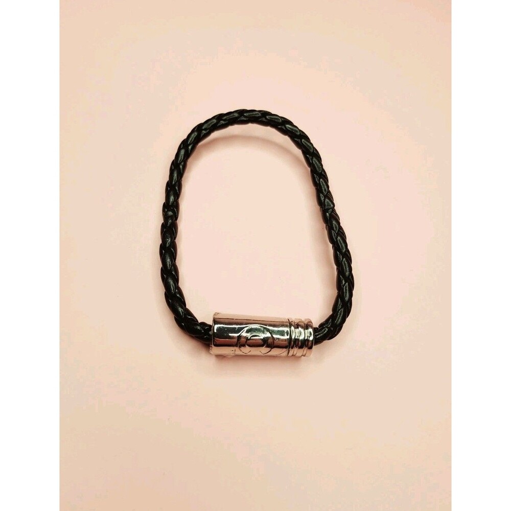 MLB Chicago Cubs Cincinnati Reds Black Rope Magnetic Bracelet Souvenir Official